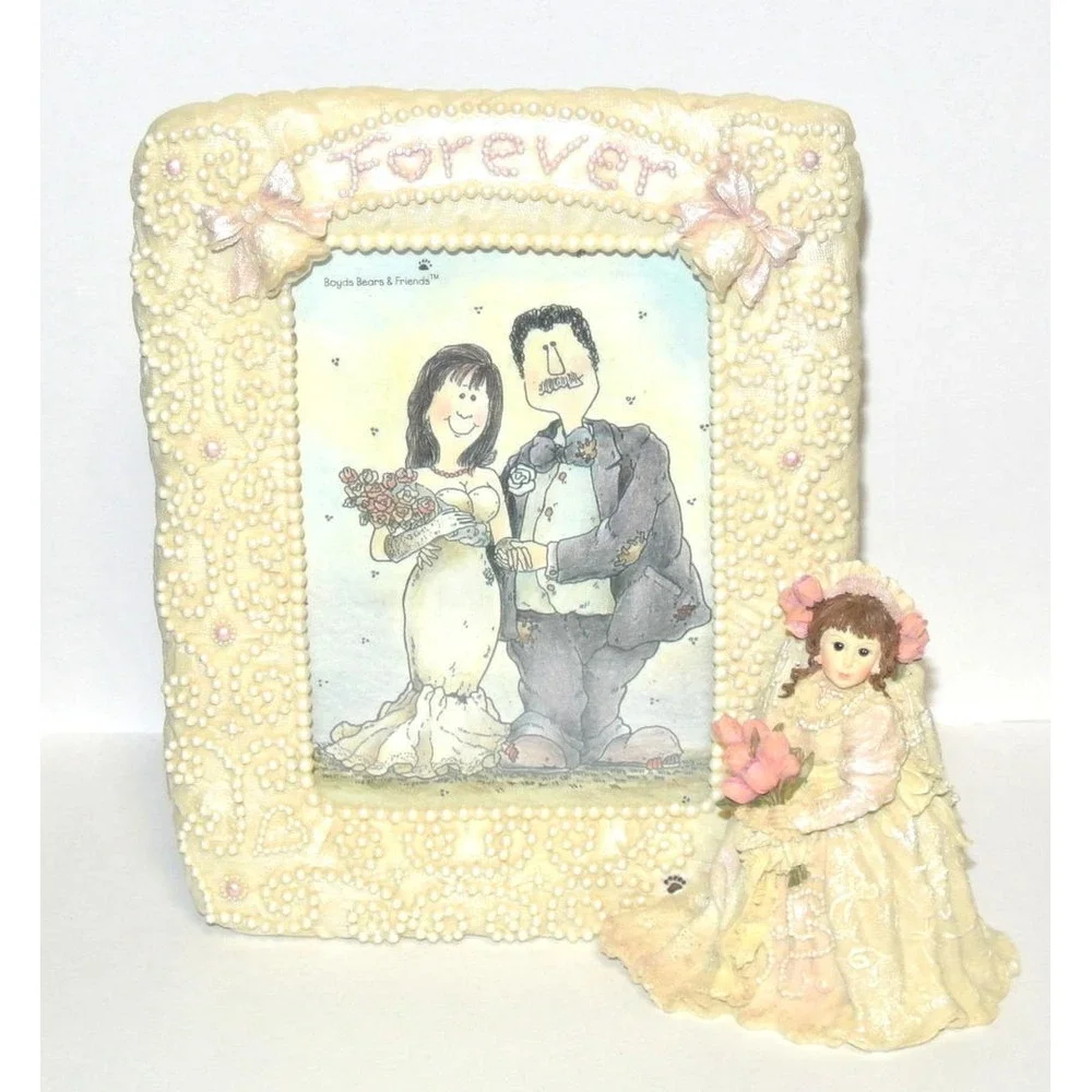 Yesterdays‎ Child Boyds Bears Tiffany...Forever Photo Frame 27550 bride box